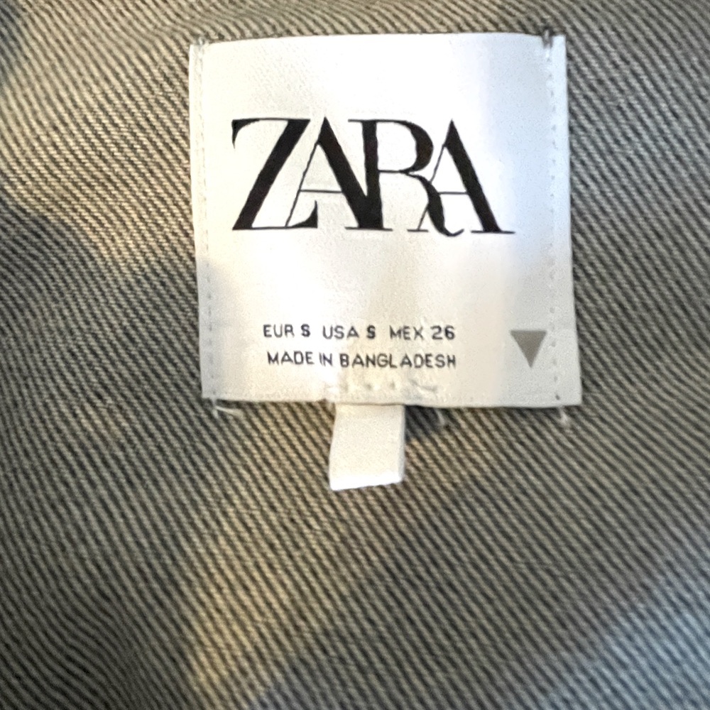 ZARA stone wash jumper size SM. Smoke free. Great condition. Worn only once.